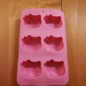 Hello Kitty Shaped Cookie Cooking Baking Madelein IceCube Tray Silicone Mold